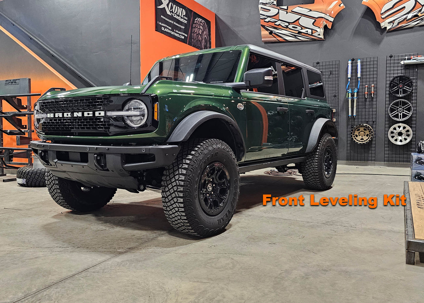 2021+ Ford Bronco SVC Offroad Fox HOSS Front Leveling Kit