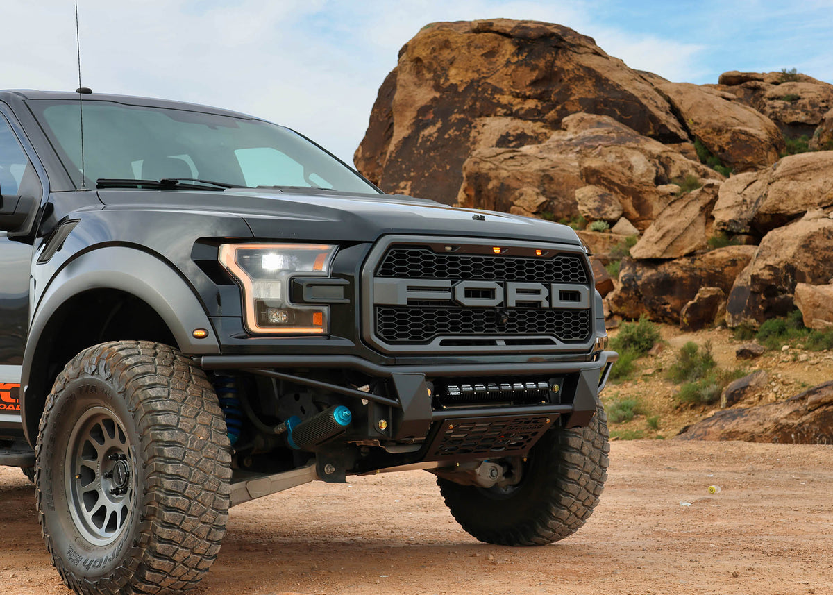 2017-2020 Ford Raptor SVC Offroad Baja Flush Bolt-On Front Bumper