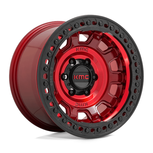 KMC Wheels TANK BL 17X9 8X170 C-RED -38 KM23679087938N
