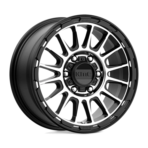 KMC Wheels KM542 16X8 6X5.5 S-BLK MACH 00MM KM54268068500