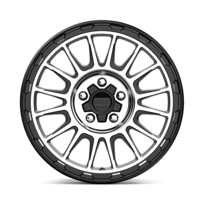 KMC Wheels KM542 17X8 5X4.5 S-BLK MACH 35MM KM54278012535