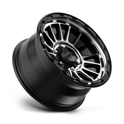 KMC Wheels KM542 17X8.5 6X5.5 S-BLK MACH 00MM KM54278568500