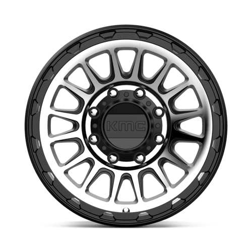 KMC Wheels KM542 17X8.5 8X180 S-BLK MACH 00MM KM54278588500