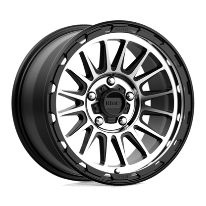 KMC Wheels KM542 17X9 5X5.0 S-BLK MACH 18MM KM54279050518