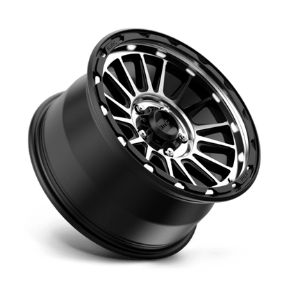 KMC Wheels KM542 17X9 5X5.0 S-BLK MACH 18MM KM54279050518