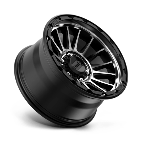 KMC Wheels KM542 17X9 6X5.5 S-BLK MACH -12MM KM54279068512N