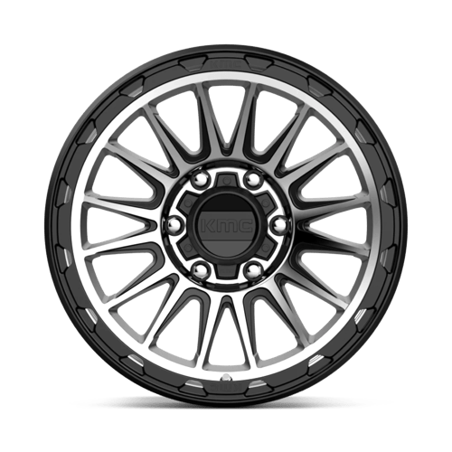 KMC Wheels KM542 17X9 6X5.5 S-BLK MACH -12MM KM54279068512N