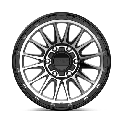KMC Wheels KM542 17X9 6X5.5 S-BLK MACH -12MM KM54279068512N