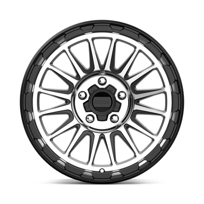 KMC Wheels KM542 18X9 5X5.0 S-BLK MACH 18MM KM54289050518
