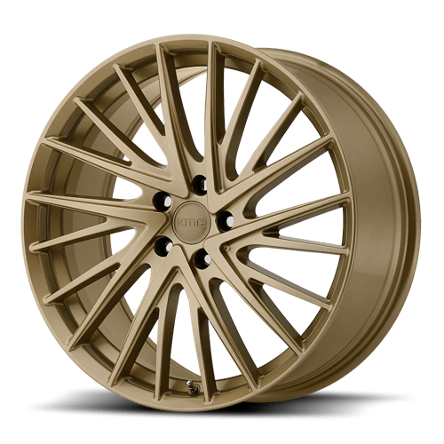 KMC Wheels KM697 18X8 5X112 GLD +35MM KM69788057635