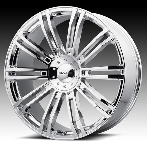 KMC Wheels KM677 D2 19X8.5 6X115 CHR +45MM KM67798569245