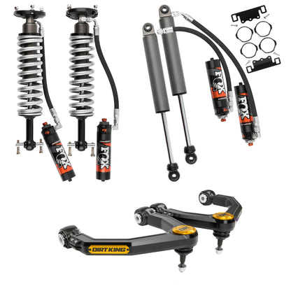 19-26 GM 1500 Dirt King Stage 3 Mid Travel Kit with Fox 2.5 Elite DSC Shocks