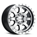 Raceline Aluminum Wheels 17x9 Avenger 929M Machined Silver -12 Offset 8 on 170 Bolt Pattern 130.81 Bore