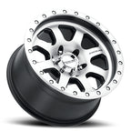 Raceline Aluminum Wheels 17x9 Avenger 929M Machined Silver -12 Offset 8 on 170 Bolt Pattern 130.81 Bore