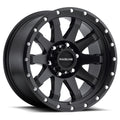 Raceline Aluminum Wheels 17x8.5 Clutch 934B Black Multi Spoke 0 Offset 5 on 127 Bolt Pattern 78.1 Bore