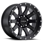 Raceline Aluminum Wheels 17x8.5 Clutch 934B Black Multi Spoke 0 Offset 5 on 127 Bolt Pattern 78.1 Bore