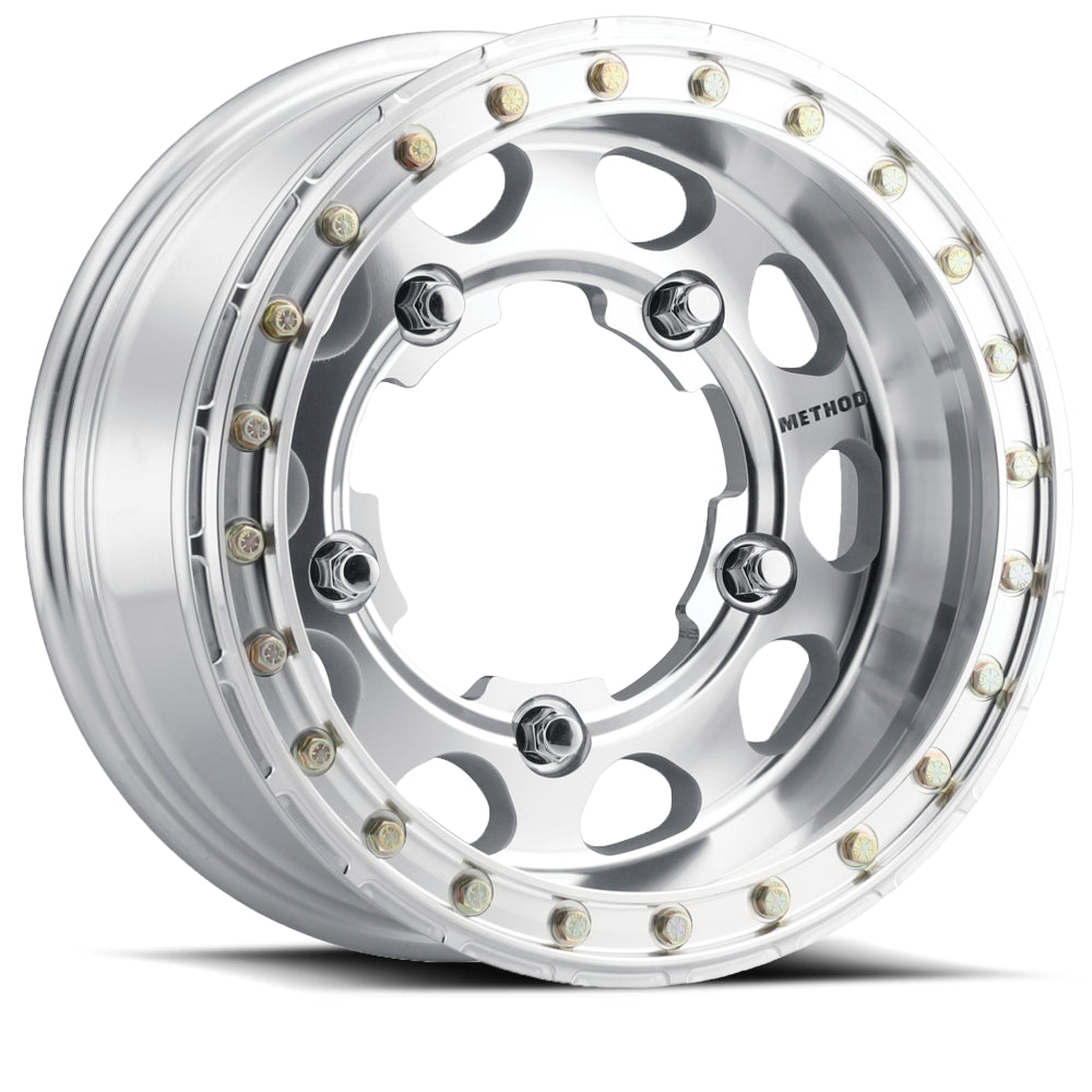 Method Aluminum Wheels 17x8 Buggy Beadlock MR103 Bolt Pattern 5 On 205 Offset 0 Lip Size 2.76 Raw Machined