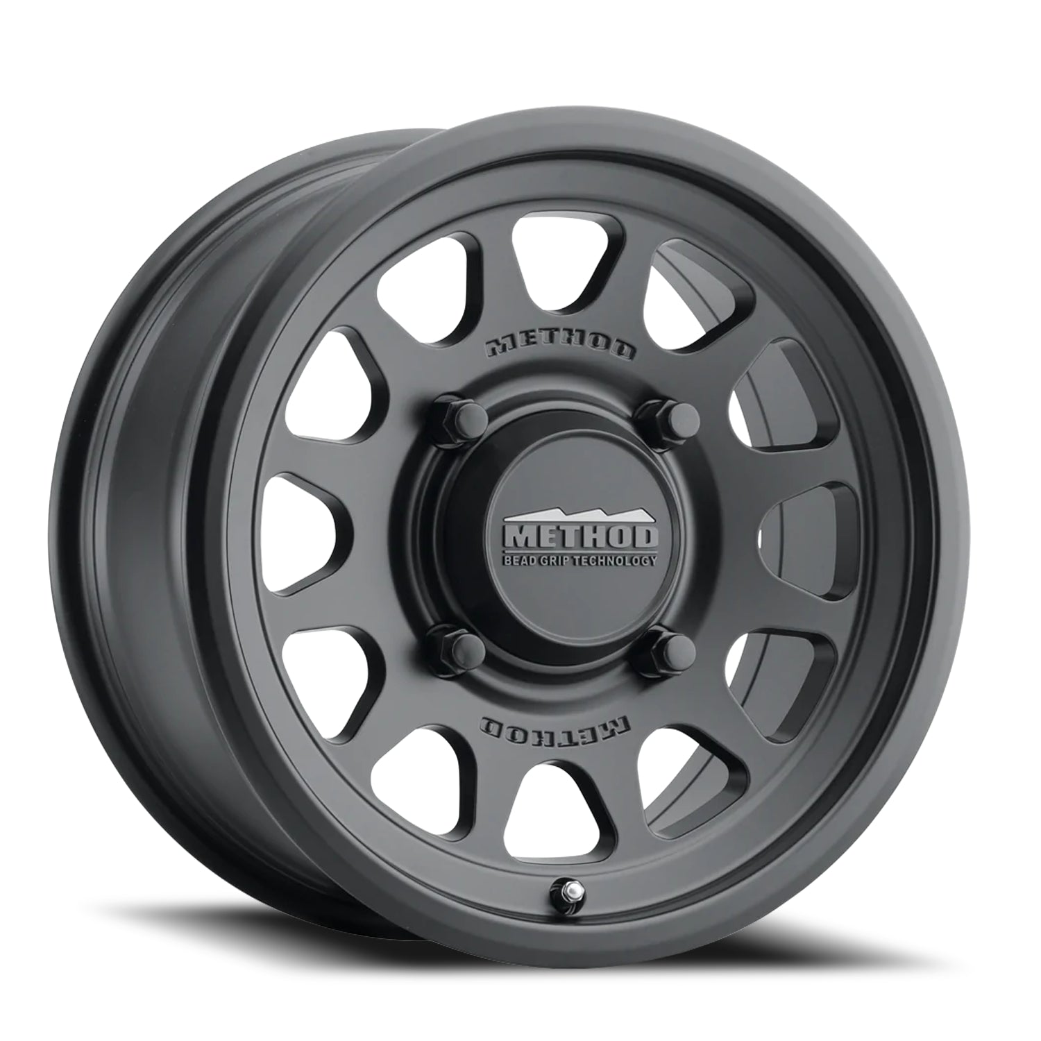 Method Aluminum Wheels 14x7 MR414 Bead Grip UTV Bolt Pattern 4 On 156 Offset 38 Lip Size 0.79 Matte Black MB
