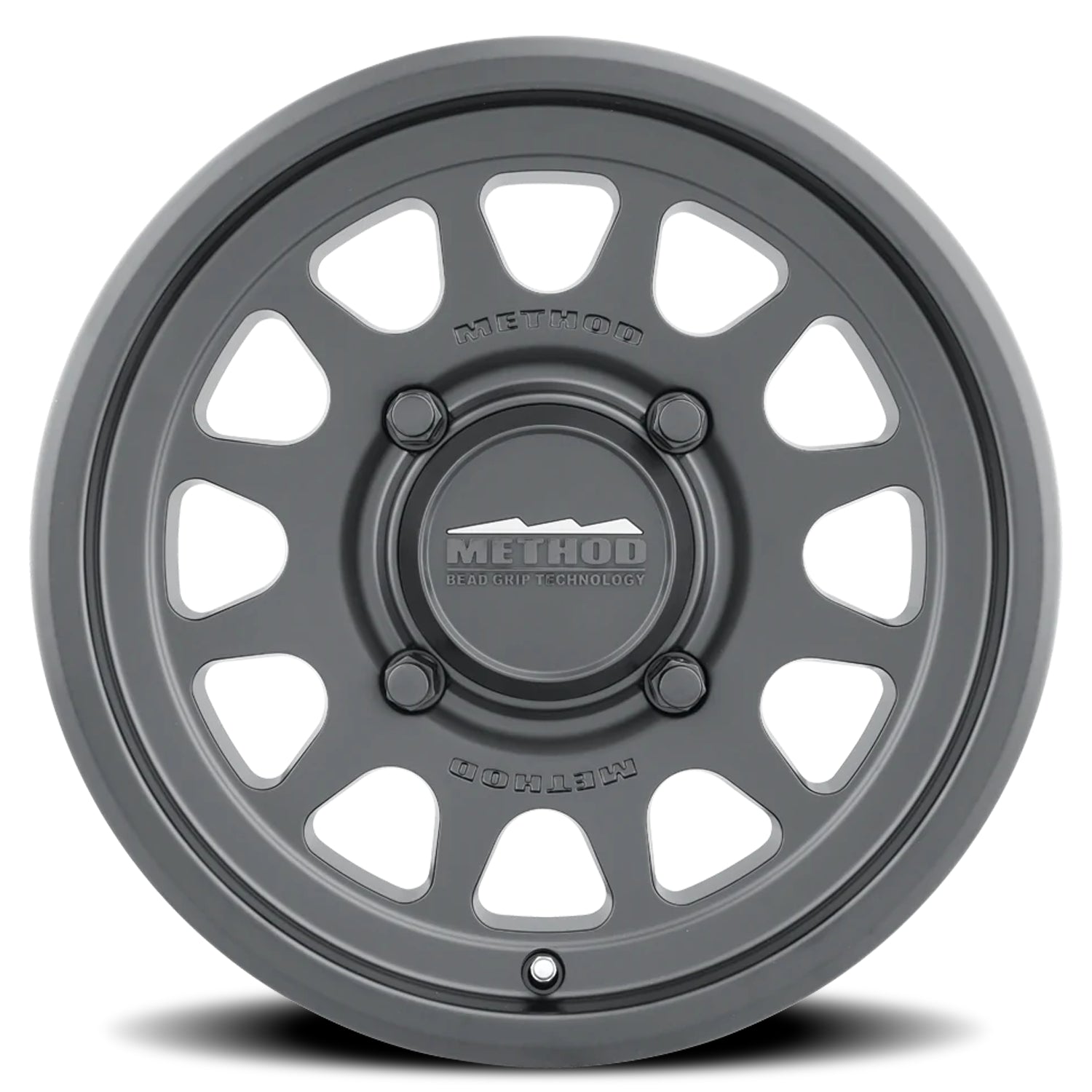 Method Aluminum Wheels 14x7 MR414 Bead Grip UTV Bolt Pattern 4 On 156 Offset 38 Lip Size 0.79 Matte Black MB