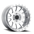 Method Aluminum Wheels 20x10 NV MR605 Bolt Pattern 8 On 180 Offset -24 Lip Size 2.83 Machined Silver SL Clear Coat