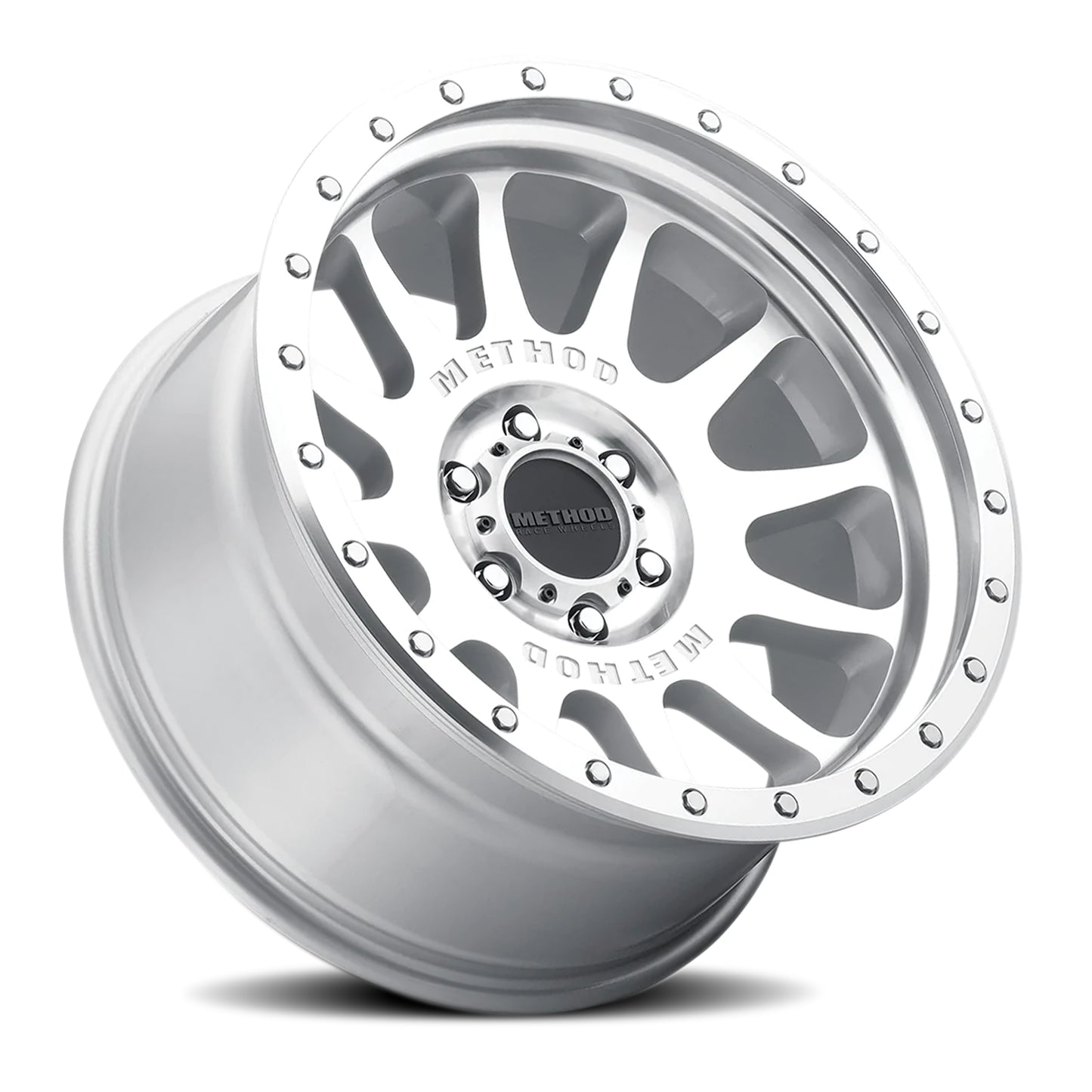 Method Aluminum Wheels 20x10 NV MR605 Bolt Pattern 8 On 170 Offset -24 Lip Size 2.83 Machined Silver SL Clear Coat