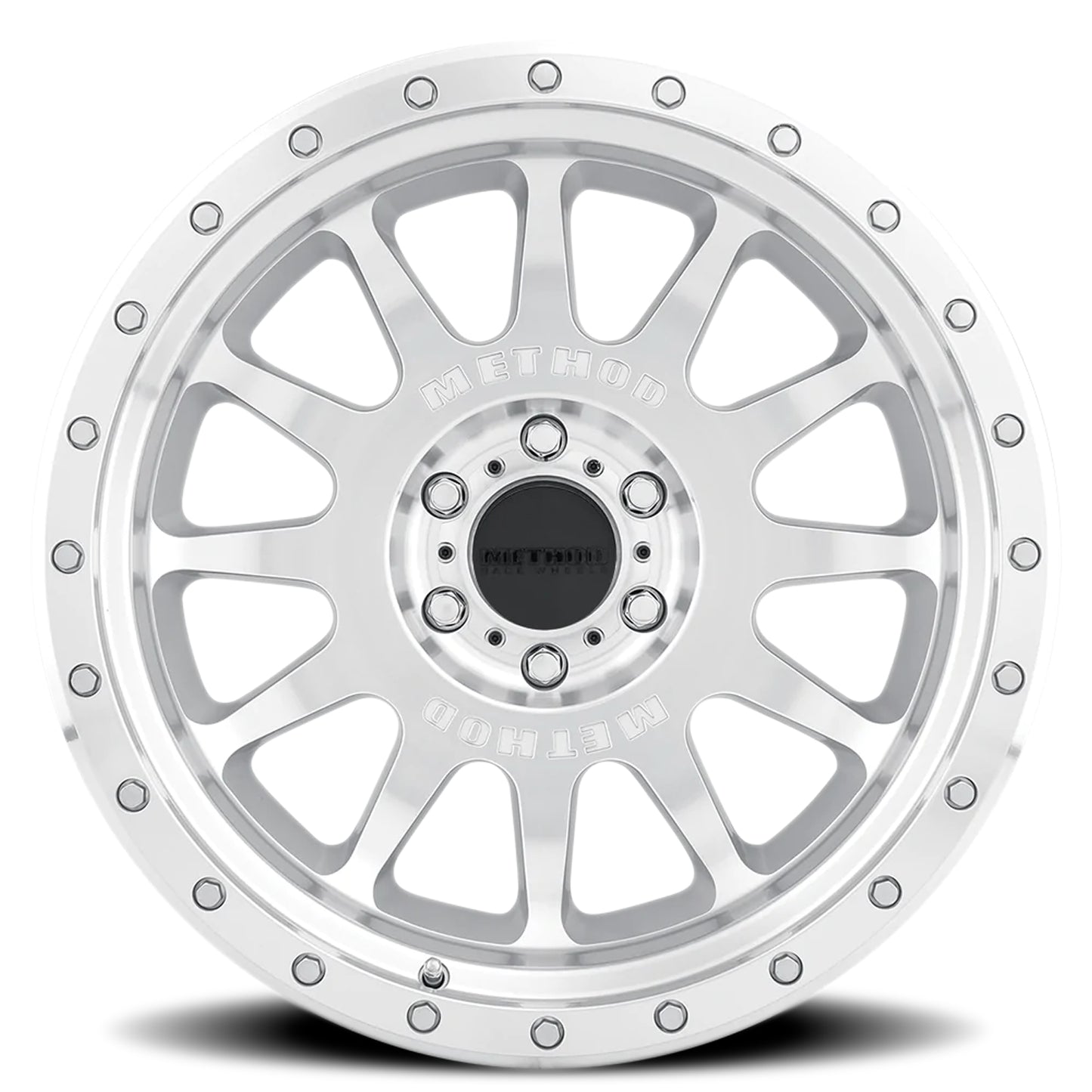 Method Aluminum Wheels 20x10 NV MR605 Bolt Pattern 8 On 170 Offset -24 Lip Size 2.83 Machined Silver SL Clear Coat