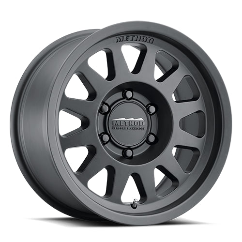 Method Aluminum Wheels 17x8.5 Bead Grip MR704 Bolt Pattern 5 On 127 Offset 0 Lip Size 1.81 Matte Black MB