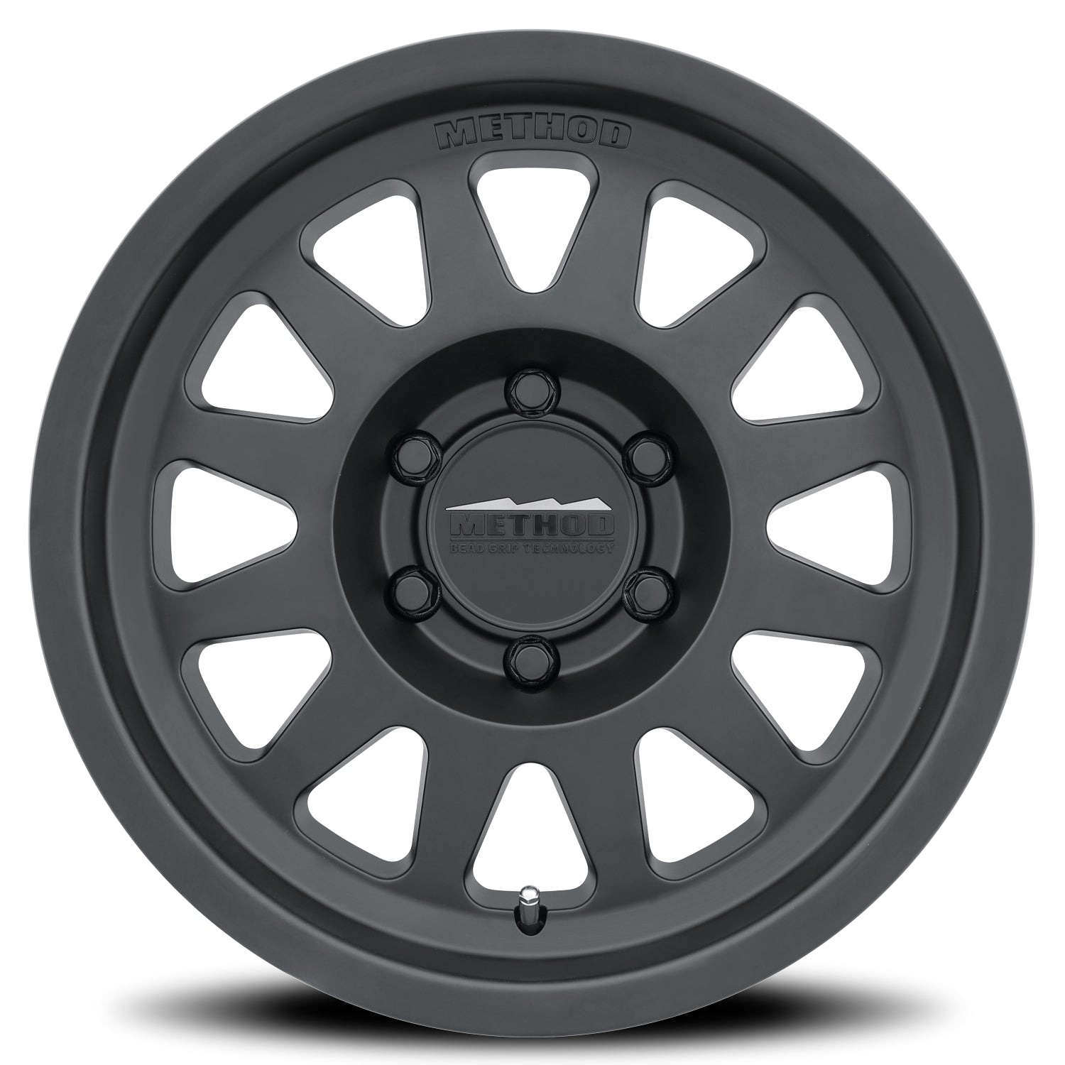 Method Aluminum Wheels 17x8.5 Bead Grip MR704 Bolt Pattern 5 On 127 Offset 0 Lip Size 1.81 Matte Black MB