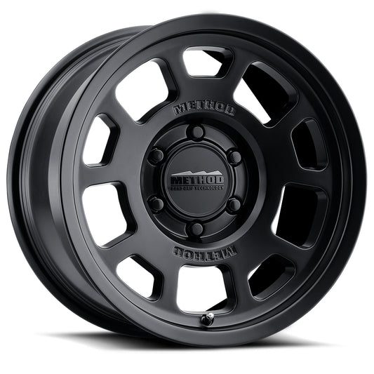 Method Aluminum Wheels 18x9 Bead Grip MR705 Bolt Pattern 6 On 139.7 Offset 18 Lip Size 1.22 Matte Black MB