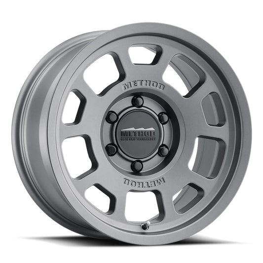 Method Aluminum Wheels 18x9 Bead Grip MR705 Bolt Pattern 5 On 150 Offset 25 Lip Size 1.22 Titanium SL