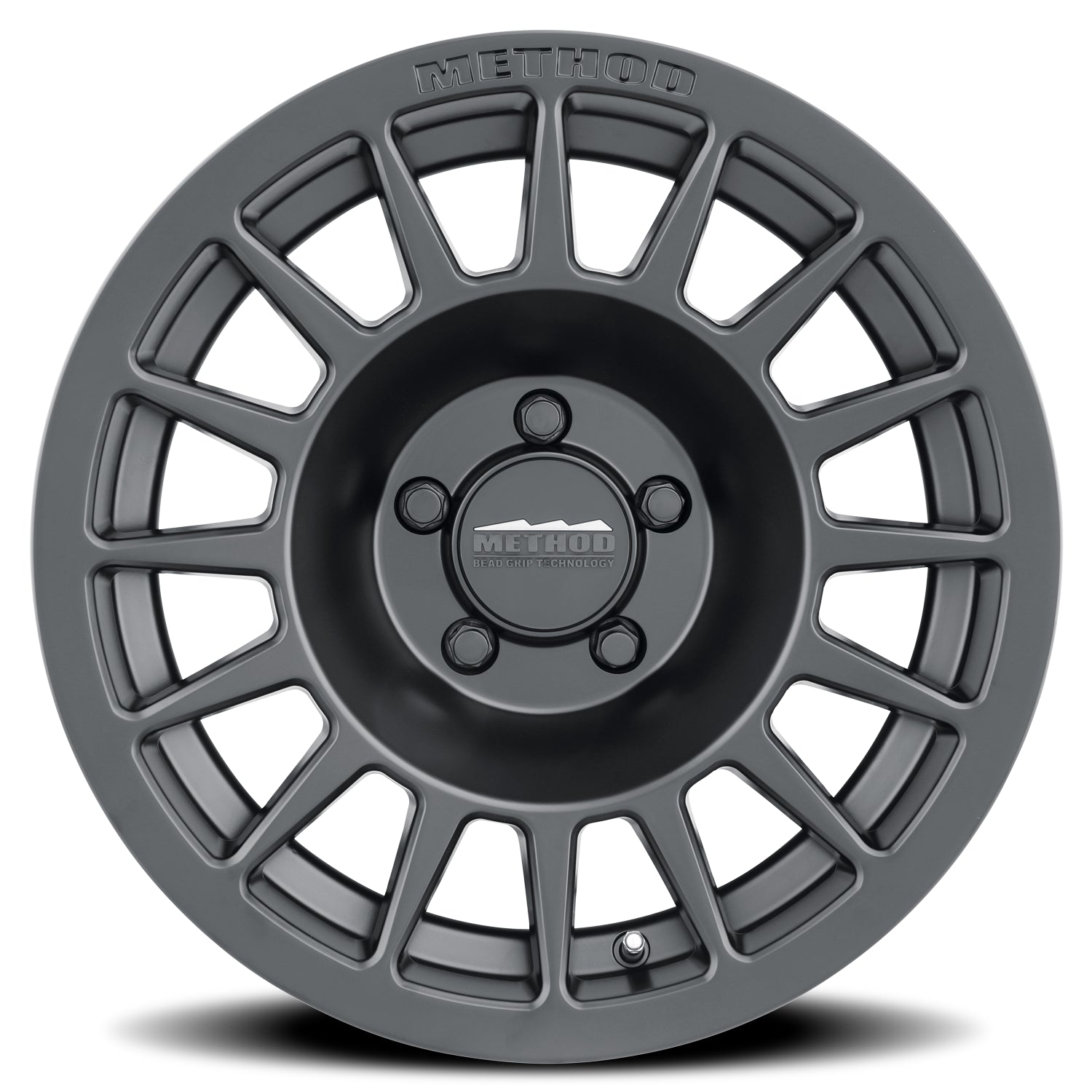 Method Aluminum Wheels 18x8.5 Bead Grip MR707 Bolt Pattern 5 On 114.3 Offset 38 Lip Size 0 Matte Black MB