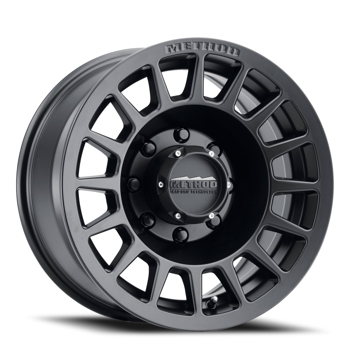 Method Aluminum Wheels 18x9 Bead Grip MR707 Bolt Pattern 8 On 180 Offset 18 Lip Size 0 Matte Black MB