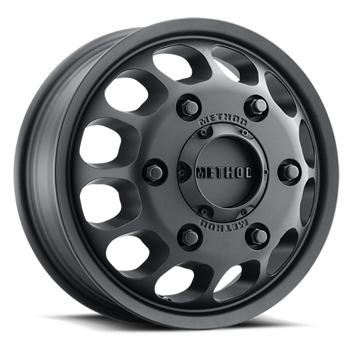 Method Aluminum Wheels 16x5.5 MR901 Dually Bolt Pattern 6 On 205 Offset 117 Lip Size 0.2 Matte Black