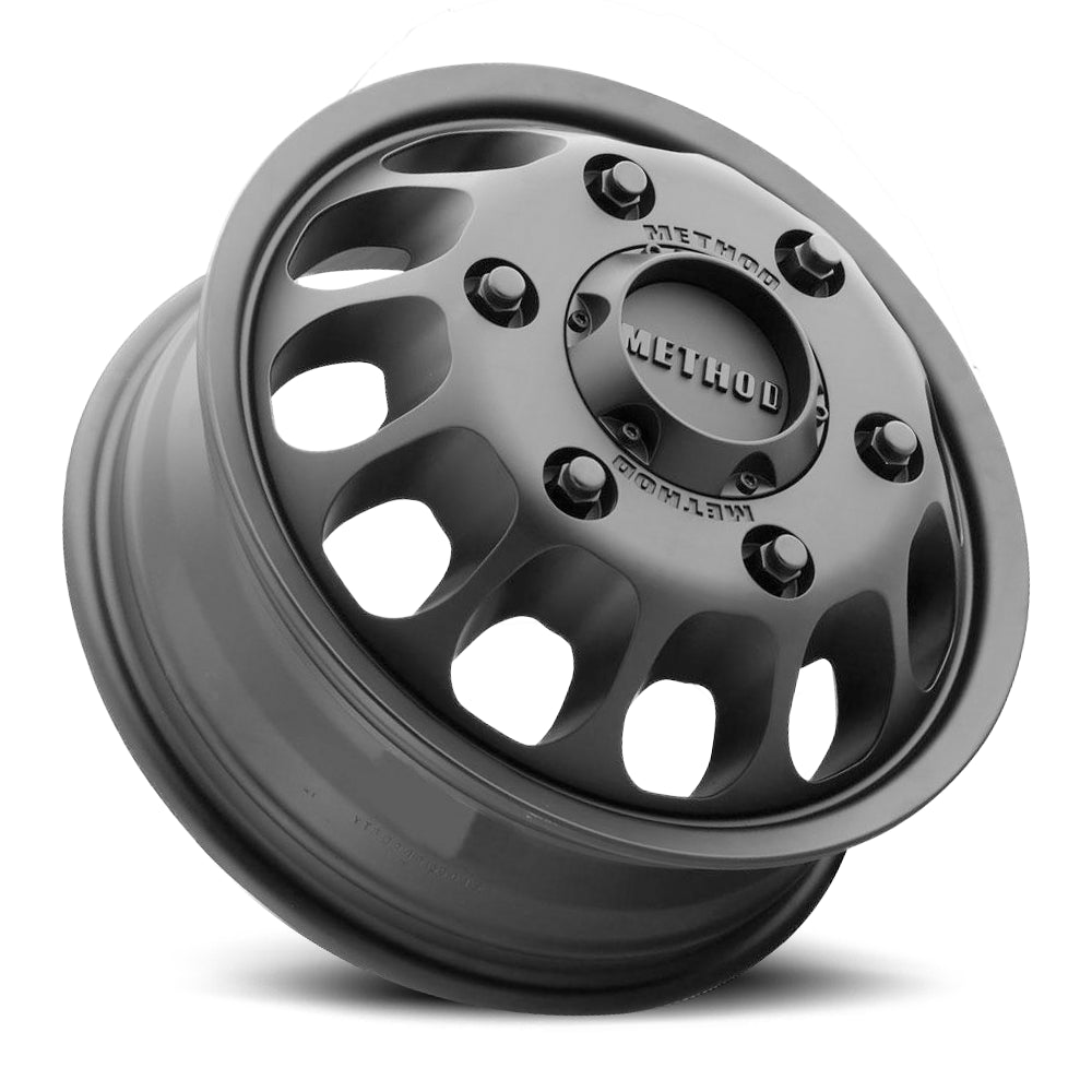 Method Aluminum Wheels 16x5.5 MR901 Dually Bolt Pattern 6 On 205 Offset 117 Lip Size 0.2 Matte Black