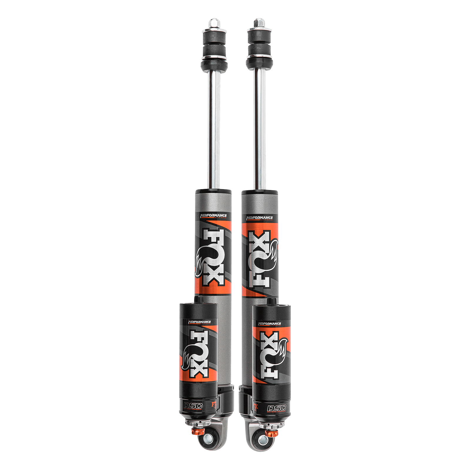 2014-2023 Ram 2500 Rear Performance Elite 2.5 Piggback 0-1.5 Inch Lift Dual Speed Compression Adjuster Fox Offroad Shocks