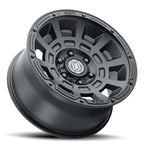 Thrust 17 X 8.5 Satin Black, ICON Alloys
