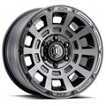 Thrust SMK 17 X 8.5 / 6 X 120 / 0 MM / 4.75 Inch Back Space Satin Black, ICON Alloys