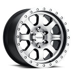 Raceline Aluminum Wheels 17x9 Avenger 929M Machined Silver -12 Offset 8 on 170 Bolt Pattern 130.81 Bore