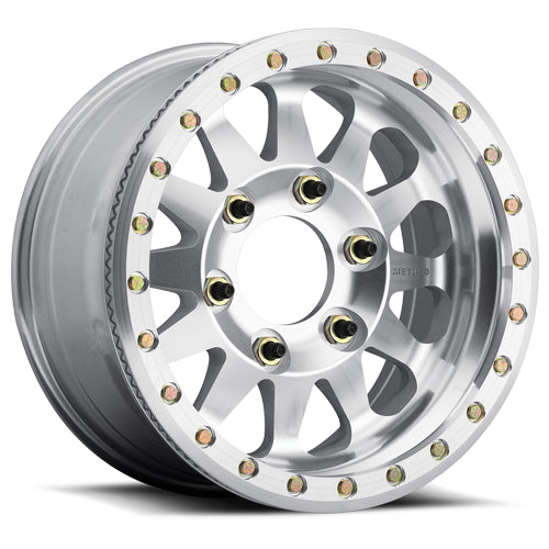 Method Aluminum Wheels 17x9 Beadlock MR101 Bolt Pattern 6 On 165.1 Offset -12 Lip Size 3.15 Raw Machined
