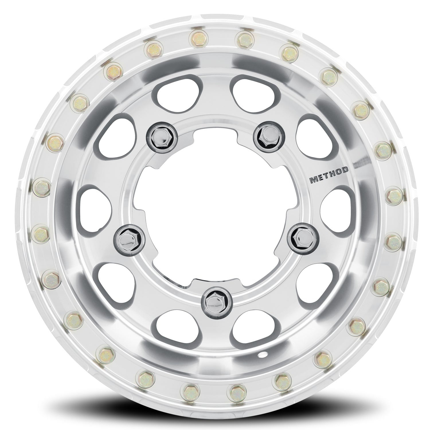 Method Aluminum Wheels 17x8 Buggy Beadlock MR103 Bolt Pattern 5 On 205 Offset 0 Lip Size 2.76 Raw Machined