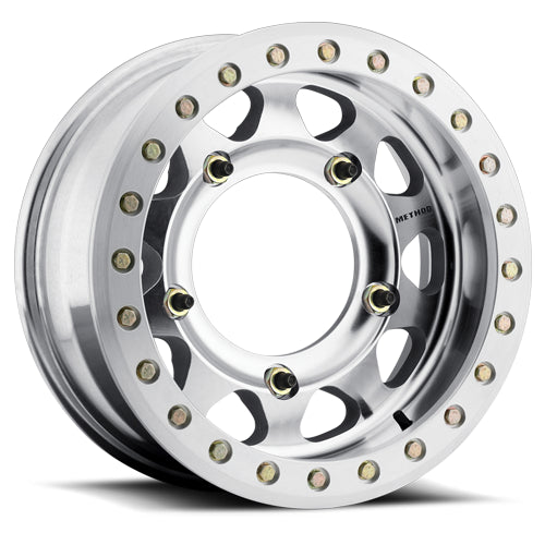 Method Aluminum Wheels 17x8 Buggy Beadlock MR101 Bolt Pattern 5 On 205 Offset -51 Lip Size 5.16 Raw Machined