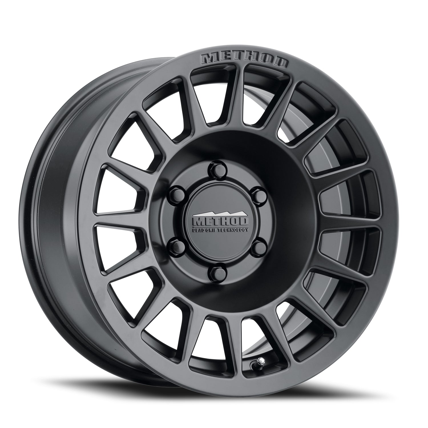Method Aluminum Wheels 17x8.5 Bead Grip MR707 Bolt Pattern 6 On 139.7 Offset 0 Lip Size 0 Matte Black MB
