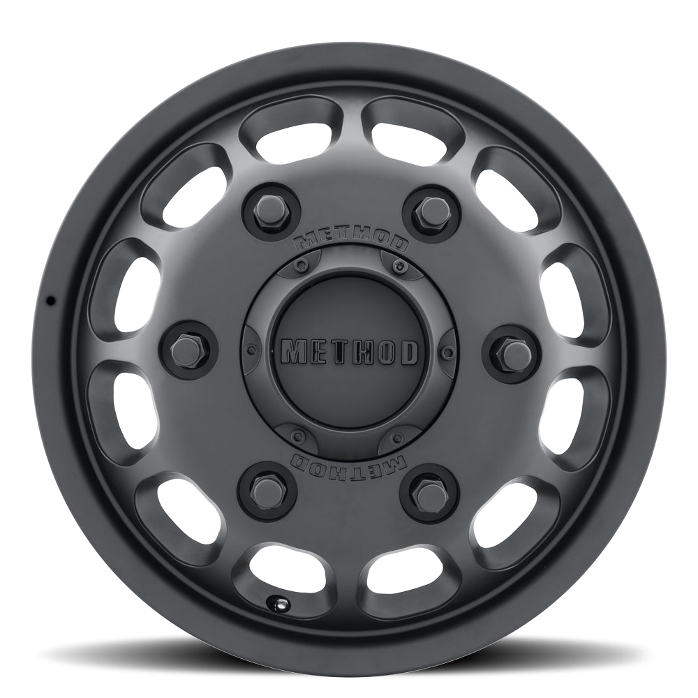 Method Aluminum Wheels 16x5.5 MR901 Dually Bolt Pattern 6 On 205 Offset 117 Lip Size 0.2 Matte Black