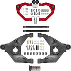 Camburg 21-25 Ford Bronco Trail Series L/T Kit w/ Axles (BILLET XJ UCA) (RED)
