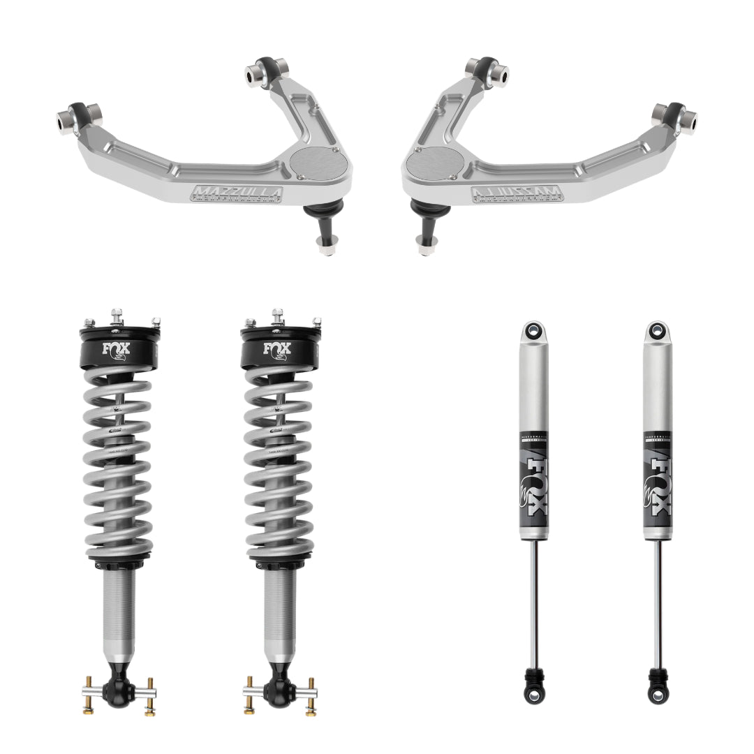 19-26 GM 1500 Mazzulla Trail Series Stage 1 Mid Travel Kit with Fox 2.0 IFP Shocks