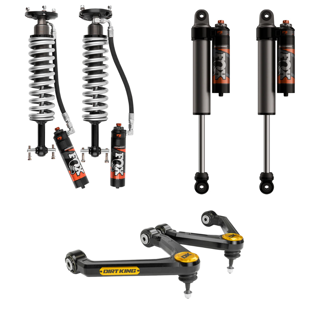 07-18 GM 1500 Dirt King Stage 3 Mid Travel Kit with Elite Fox Shocks