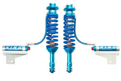 King Shocks 10-14 Ford F150 Raptor 4WD Front 3.0 Dia Remote Reservoir Coilover w/Adjuster (Pair)-LTW Motorsports