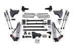 4 Inch Lift Kit w/ 4-Link FOX 2.5 Performance Elite Coil-Over Conversion Ford F250/F350 Super Duty 11-16 4WD Diesel BDS Suspension