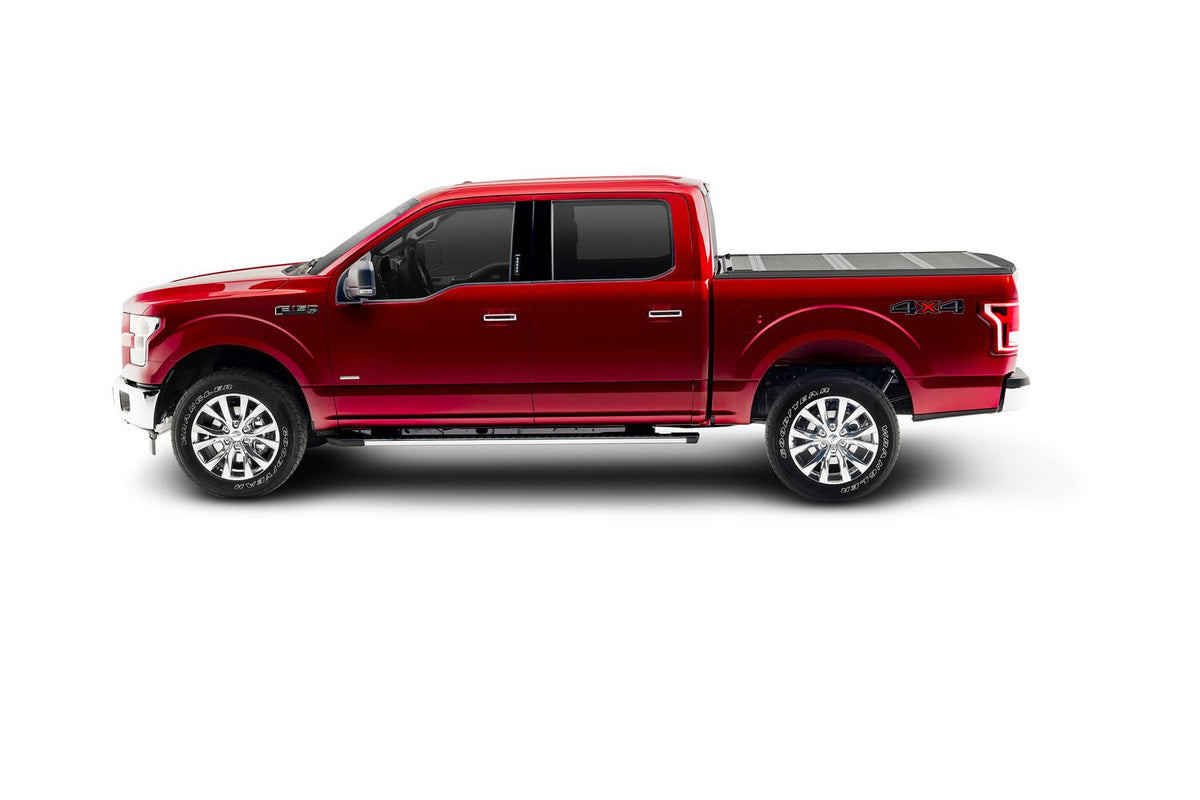BAKFlip FiberMax Hard Folding Truck Bed Cover 2004-2014 Ford F-150 5 Foot 7 Inch Bed without Cargo Management System BAK