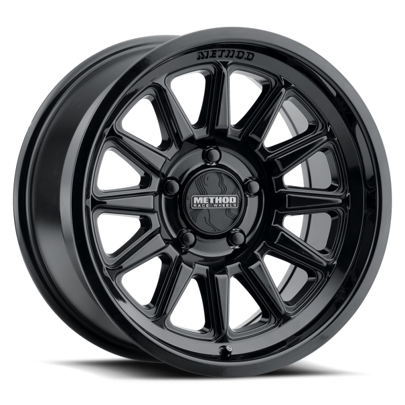 Method MR323 18x9 / 8x170 BP / 12ET / 5.44in BS / 130.81mm CB - Gloss Black Wheel